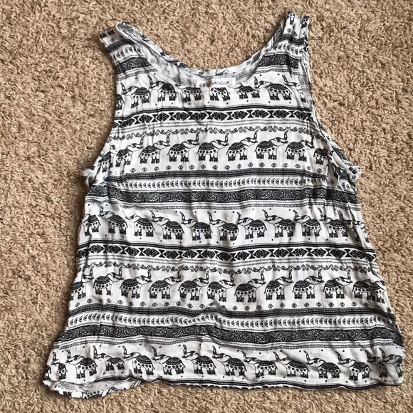 H&M semi crop top with open back - Picture 2 of 3